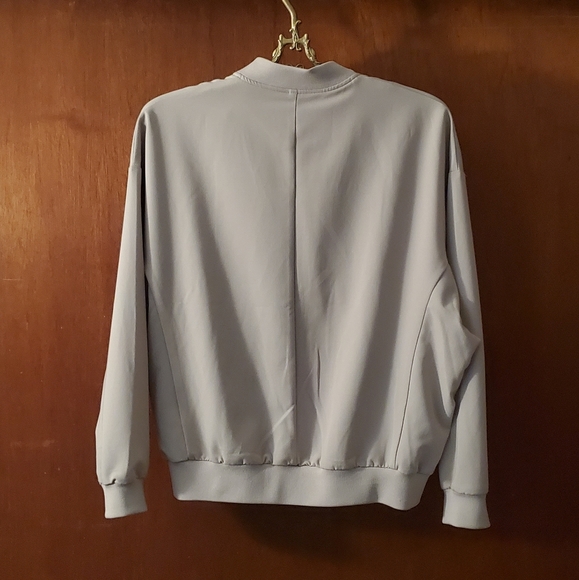 Sense of Place by Urban Research beige bomber jacket - Picture 3 of 13